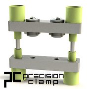 A scr clamp from the OEM series floating on a white background